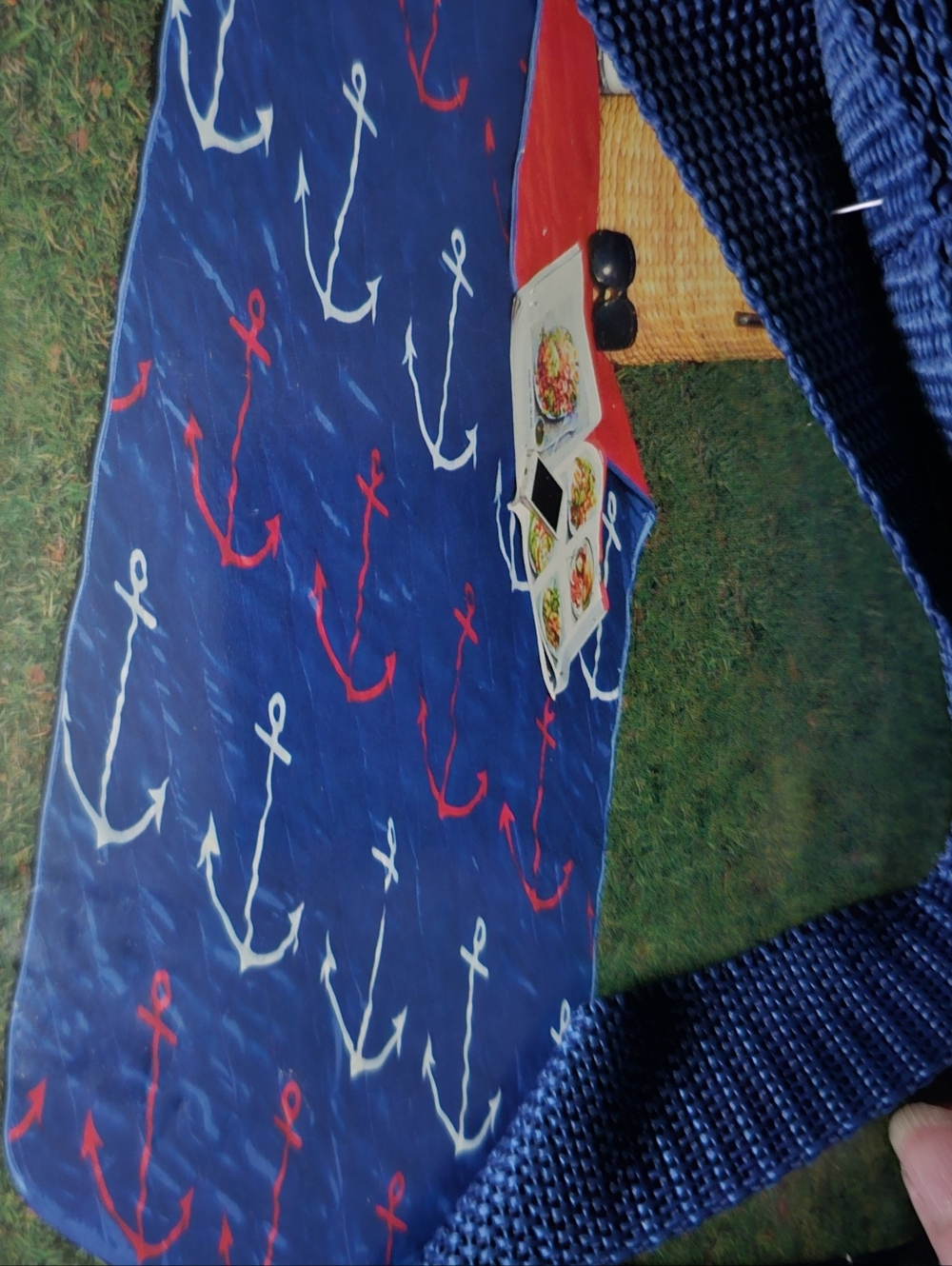 All Seasons Anchor Outdoor Blanket – Water Repellent, Machine Washable, 60x72